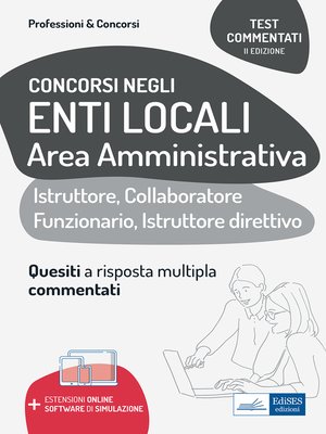 cover image of Concorsi amministrativi enti locali